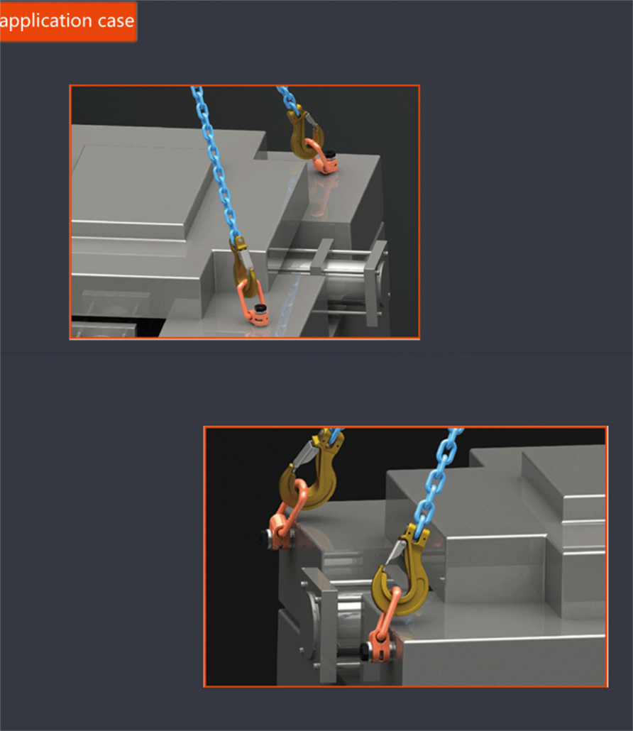 Side pull swivel hoist ring